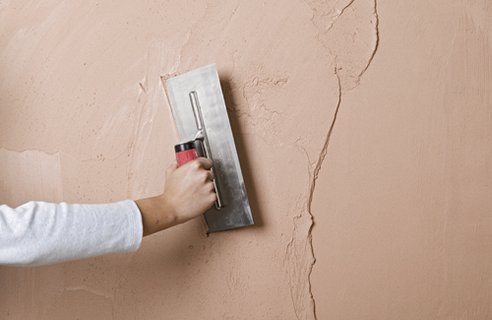 plastering
