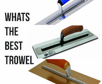 best plastering trowel